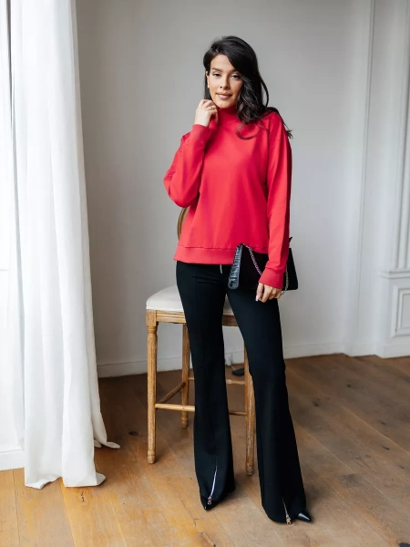 Свитер женский кофта оверсайз больших размеров