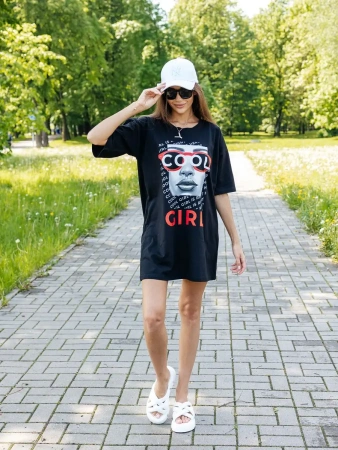 Туника футболка оверсайз