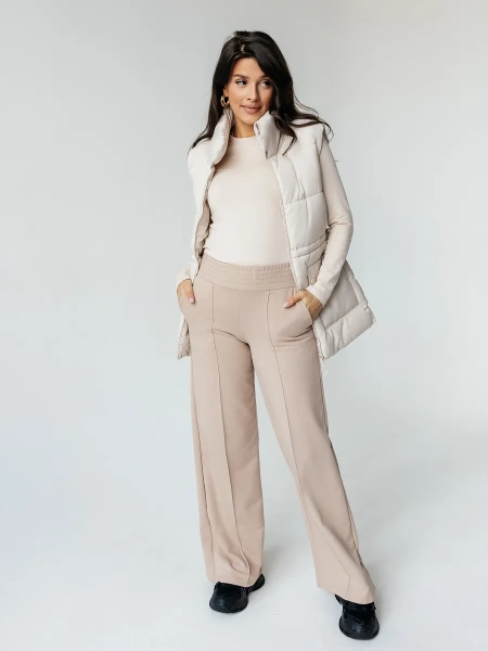 Брюки палаццо широкие классические БФ536