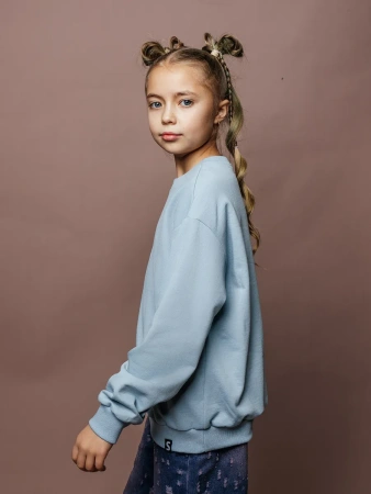 Свитшот школьный оверсайз базовый детский