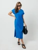 Платье женское летнее трикотажное больших размеров длинное