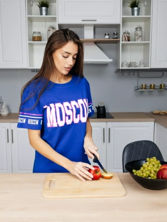 Туника женская домашняя платье больших размеров