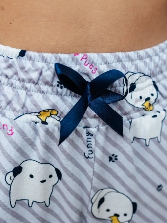 Пижама женская с штанами брючная большие размеры