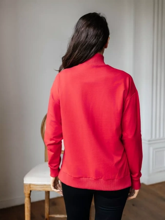 Свитер женский кофта оверсайз больших размеров