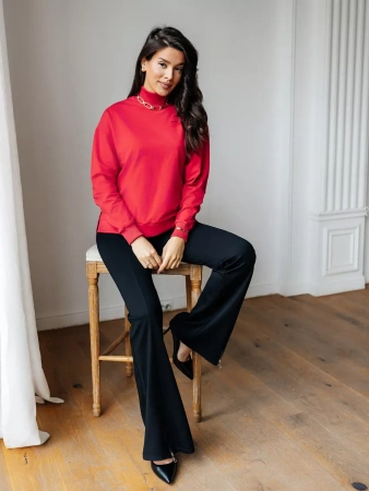 Свитер женский кофта оверсайз больших размеров