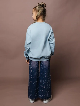 Свитшот школьный оверсайз базовый детский