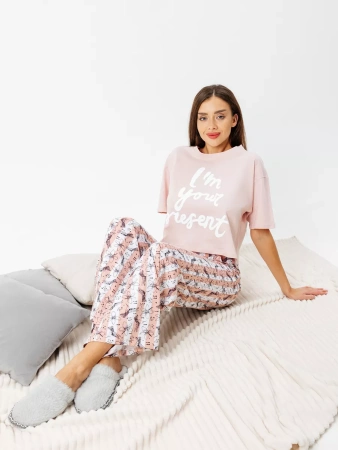 Пижама со штанами домашний костюм