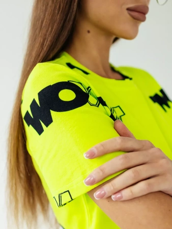 Футболка с принтом больших размеров новогодняя ФК561