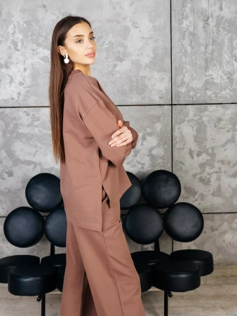 Спортивный костюм женский брючный больших размеров КФ524