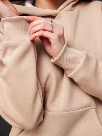 Костюм спортивный женски с начесом оверсайз домашняя одежда