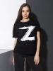 Футболка женская оверсайз с принтом Z
