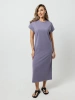 Платье женское летнее трикотажное больших размеров длинное