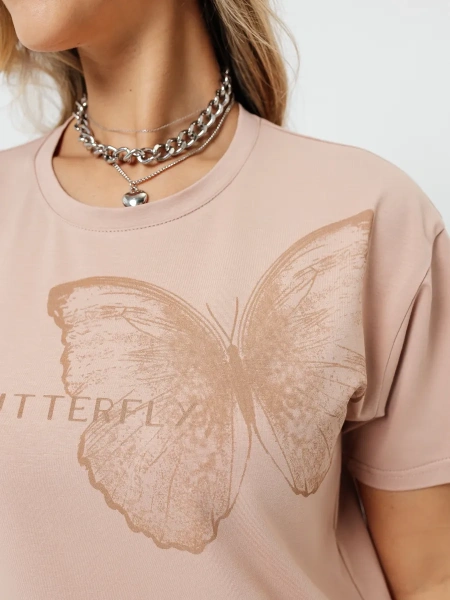 Футболка женская нарядная блузка больших размеров