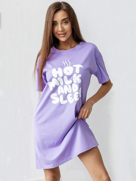 Ночнушка туника домашняя футболка длинная