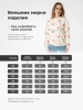 Свитшот женский с сердечками кофта модная ДФ580