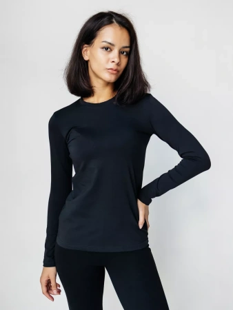 Лонгслив женский облегающий кофта больших размеров дк540