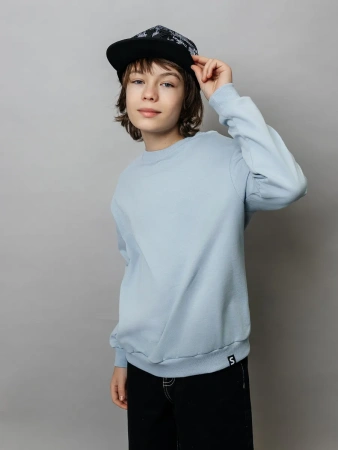 Свитшот школьный оверсайз базовый детский