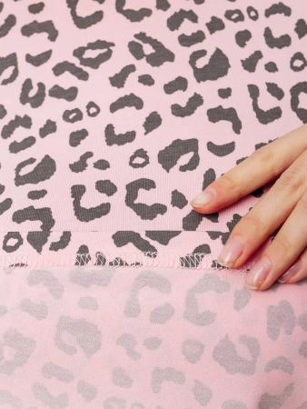 Водолазка женская облегающий лонгслив с принтом ДК572