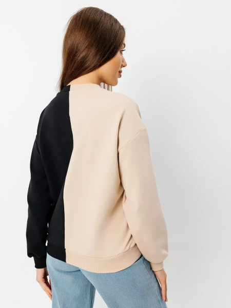 Свитшот женский толстовка больших размеров кофта ДФ581