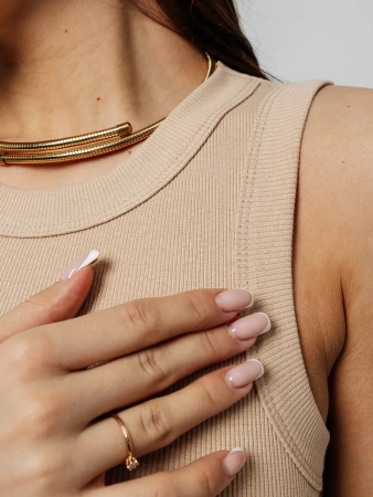 Платье женское в рубчик