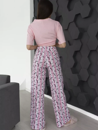 Пижама с штанами брючная большие размеры