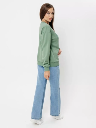 Свитшот женский толстовка больших размеров кофта ДФ579