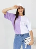 Футболка с принтом оверсайз больших размеров летняя