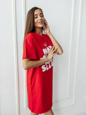 Ночная сорочка женская хлопок домашнее платье