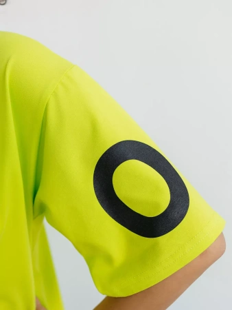 Футболка с принтом оверсайз летняя больших размеров OK