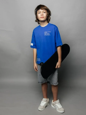 Футболка для мальчика подростка оверсайз с принтом