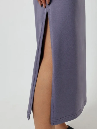 Платье женское летнее трикотажное больших размеров длинное