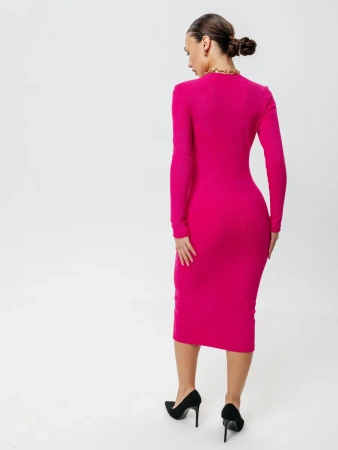 Платье праздничное вечернее лапша трикотажное ПЛК648