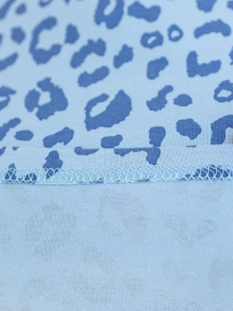 Водолазка женская облегающий лонгслив с принтом ДК572