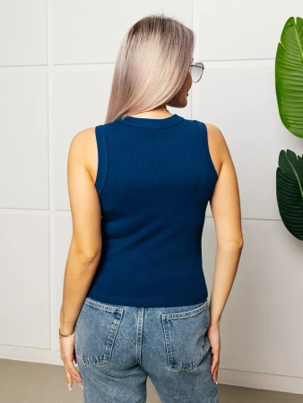 Топ под пиджак в рубчик спортивная майка МК558