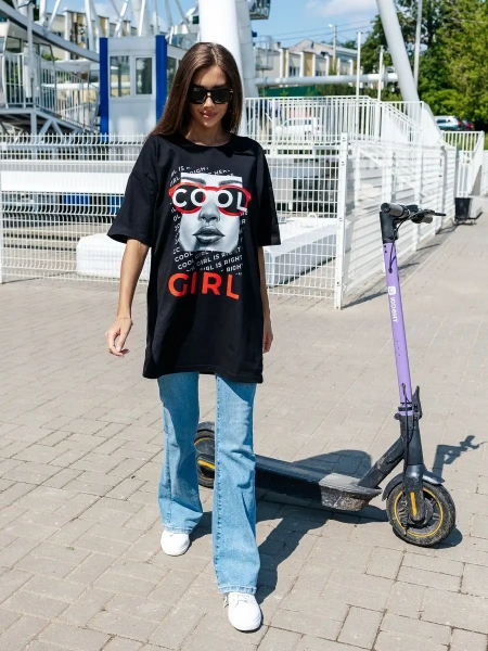 Туника футболка оверсайз