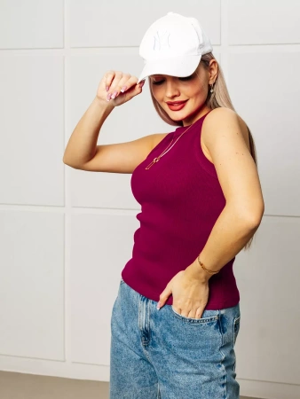 Топ под пиджак в рубчик спортивная майка МК558