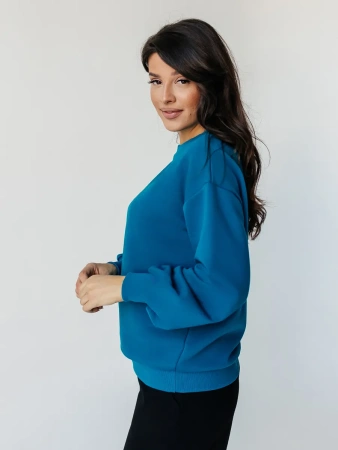 Свитшот женский оверсайз больших размеров ДФ545