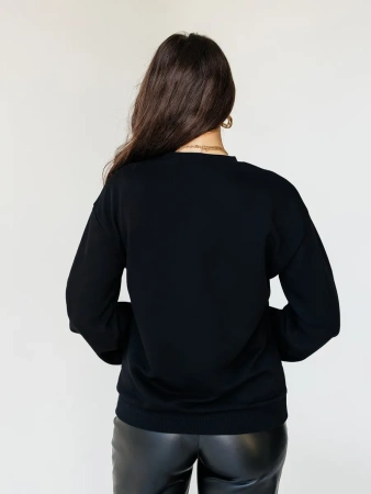 Свитшот женский оверсайз больших размеров ДФ545