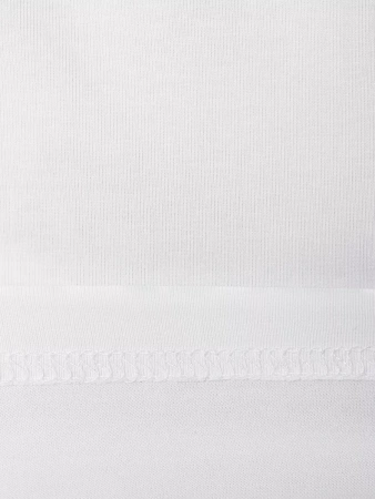 Белый лонгслив с длинным рукавом