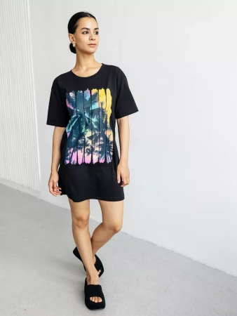 Туника платье домашнее повседневное больших размеров