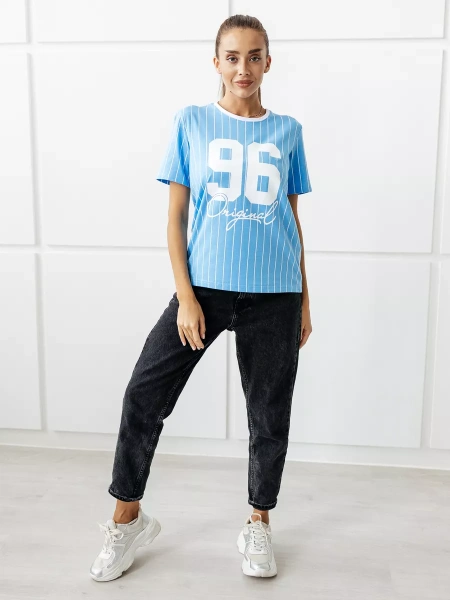 Футболка женская с принтом большого размера ФК570