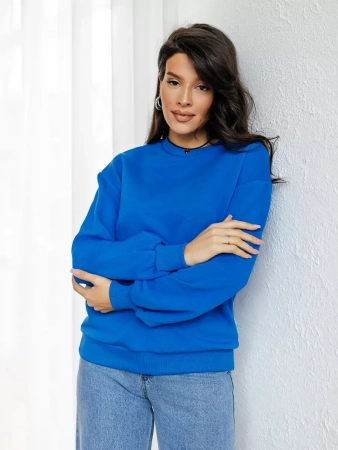 Свитшот женский оверсайз больших размеров ДФ545