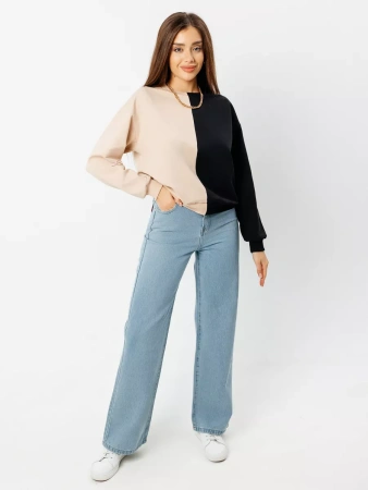 Свитшот женский толстовка больших размеров кофта ДФ581