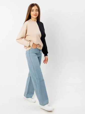 Свитшот женский толстовка больших размеров кофта ДФ581