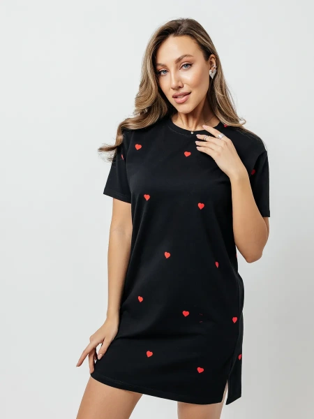 Платье нарядное короткое больших размеров повседневное