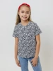 Футболка для девочки с принтом хлопок летняя пляжная