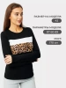 Лонгслив женский облегающий с принтом дк573