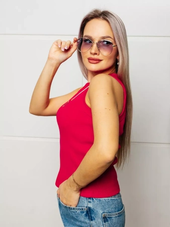 Топ под пиджак в рубчик спортивная майка МК558