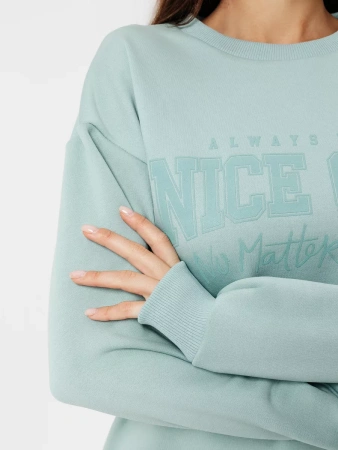 Свитшот женский толстовка больших размеров кофта ДФ579