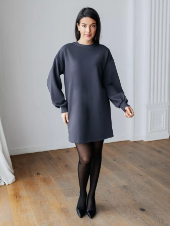 Платье женское оверсайз с длинным рукавом туника ТФ543
